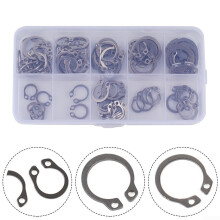 100piece external retaining ring set made of 304 stainless steel for reliable performance