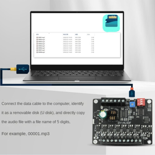 24V performance voice transmission command module MP3 playback module  and low level trigger B 1