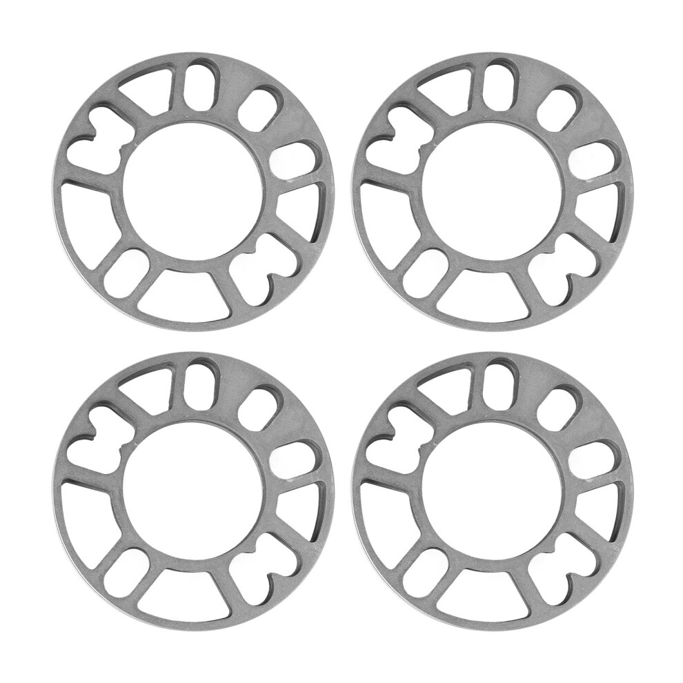4 Pcs Universal 5Mm Car Wheel Spacers 4 Lug 5 Lug Aluminium Alloy For Improved Handling And Wider Tire Clearance 9164114043139