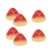Künstliches Quetschspielzeug aus Wassermelonenscheiben-Rot