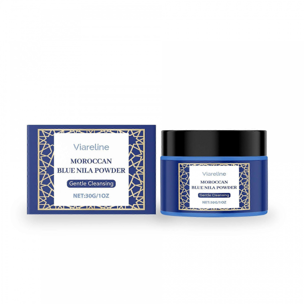 (1PC) Moroccan Nila Powder Clay Mask 2025, Brightening & Smoothing with Indigo