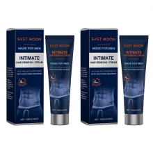 (2pcs) Crema depilatoria intima per uomo: nessuna irritazione, pelle liscia in pochi minuti per la cura pre-appuntamento