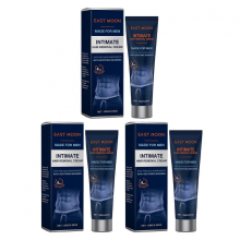(3pcs) Crema depilatoria intima per uomo: nessuna irritazione, pelle liscia in pochi minuti per la cura pre-appuntamento