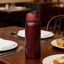 (24oz) Owala 24/32oz Insulated Stainless Steel Water Bottle - Black Cherry