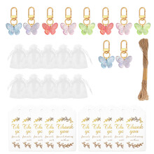 Porte-clés papillon, breloque de sac, pendentif élégant pour sac