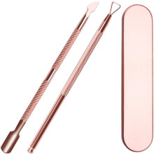 Expérience salon à domicile : poignées ergonomiques arrondies, format compact et portable pour des soins des ongles professionnels, argenté, lot