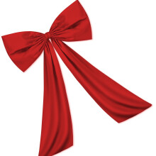 Large Bows For Wedding Party Festival Decoration-Red