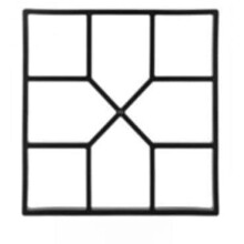 Plaster Mould DIY Plastic Path Maker Mould Manual Plaster Cement Brick