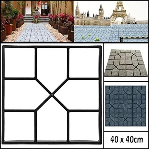 Plaster Mould DIY Plastic Path Maker Mould Manual Plaster Cement Brick 2