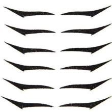 Herbruikbare glitter eyeliner stickers, zelfklevende eyelinerstrip voor vrouwen en meisjes, onzichtbaar en langdurig, diverse designs, geschikt voor
