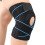 Adjustable Knee Brace for Patella Stabilization, Dual Compression Knee Support for Running Jumping, Breathable Mesh Fabric with Hook & Loop for 8