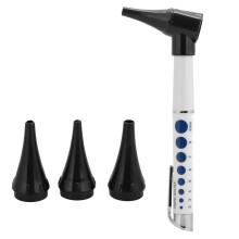 Verificador de canal auditivo LED para uso doméstico e clínico, conjunto de otoscópio e oftalmoscópio com cabeças de vários tamanhos,
