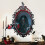 Autocollant mural de maison hantée, 2 pièces, décors 7