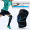 Adjustable Knee Brace for Patella Stabilization, Dual Compression Knee Support for Running Jumping, Breathable Mesh Fabric with Hook & Loop for 4