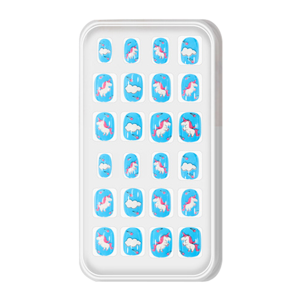 Summer Style Artificial Nails, Pre-glued Press On Nails With Assorted Sizes And Easy Application For Safe And Reusable Nail Art For Halloween Parties