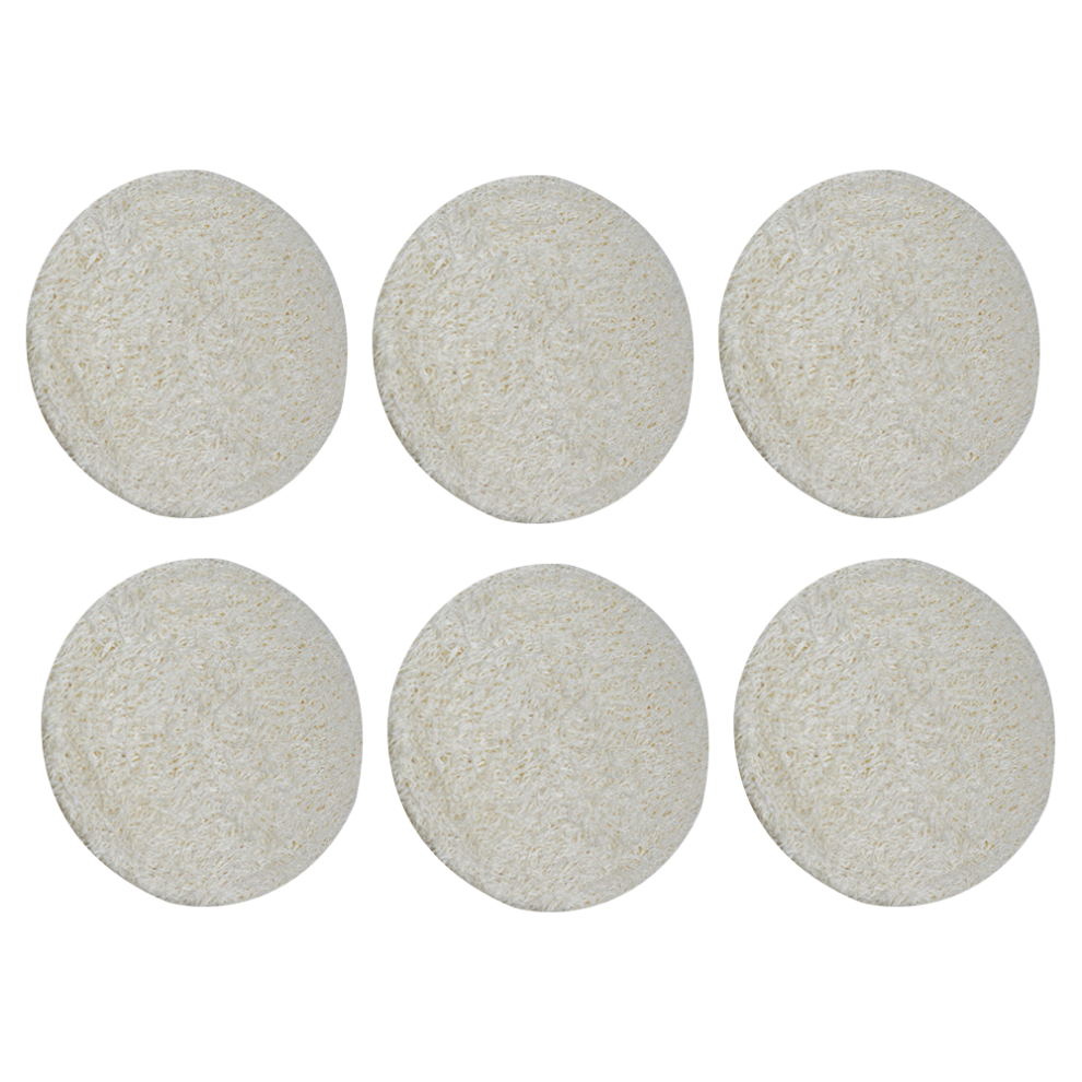 Loofah Bath Sponge For Exfoliates Skin, Smooth Radiant Skin Loofah Face Pads Reusable Makeup Remover For Women And Men Facial Cleansing (Pack Of