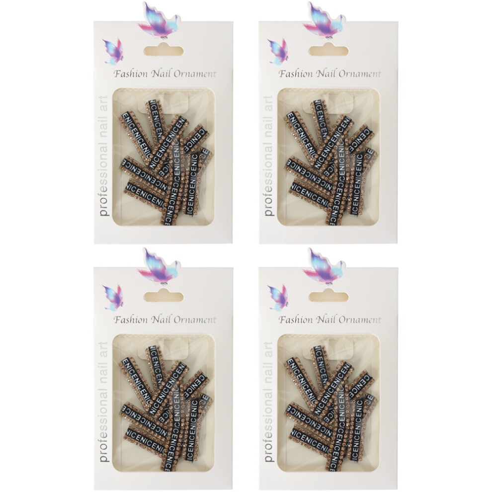 Shiny And Durable Rhinestone Slide Charms For Versatile Application, Crystal Alphabet Letter Charms Perfect For Christmas Tree Decoration