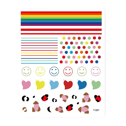 Nail Art Revolution, Αυτοκόλλητα Αυτοκόλλητα Νυχιών για Scrapbooking και Παιδικές Κατασκευές Diy,