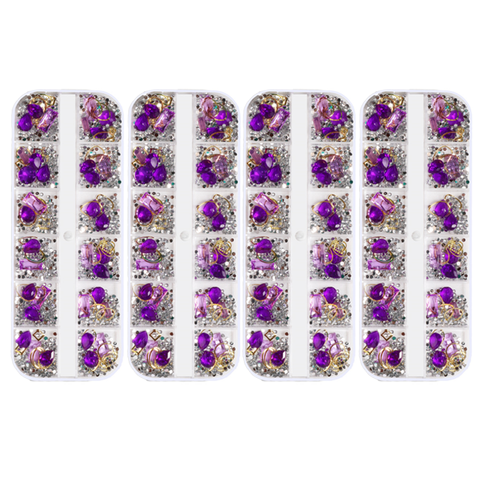 Black Artisanal Delight, Multi-Shaped Rhinestones For Inspired Diy Crafts, Flat- Flatback Glass Gems, Immerse Yourself In Creativity With High-Quality