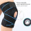 Adjustable Knee Brace for Patella Stabilization, Dual Compression Knee Support for Running Jumping, Breathable Mesh Fabric with Hook & Loop for 3