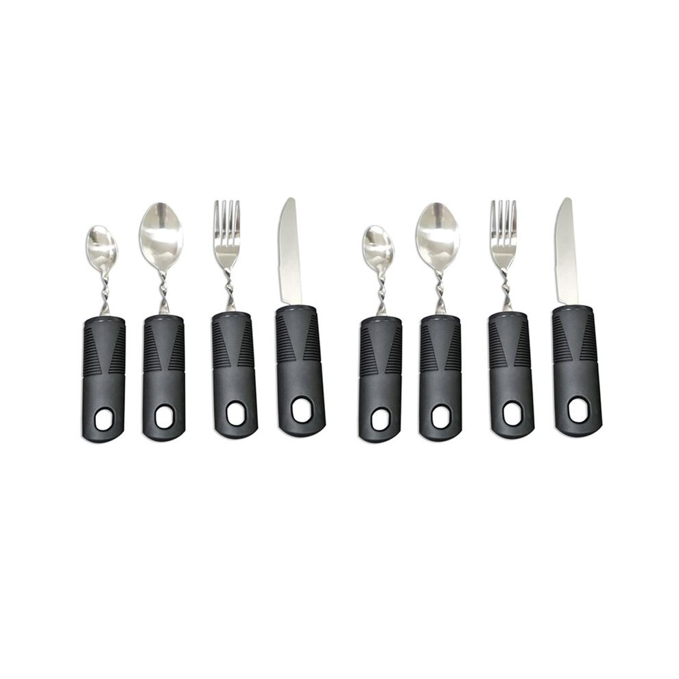 8pcs Bendable Cutlery Disabled Utensil Adult Weighted Utensils Elderly Built Adults Adaptive Tableware Gadgets