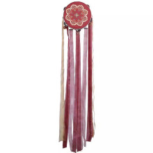 Tambourine Hand Drums Hand Shaking Bell Drums Hanfu Photo Tassel Drums for Adults and Children One Size Red