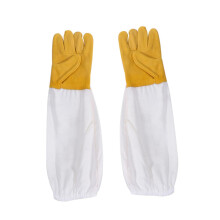 Beekeeping Gloves Cut Proof Sheepskin Safety Gloves XXL White Pair for Beekeepers Protective Gear
