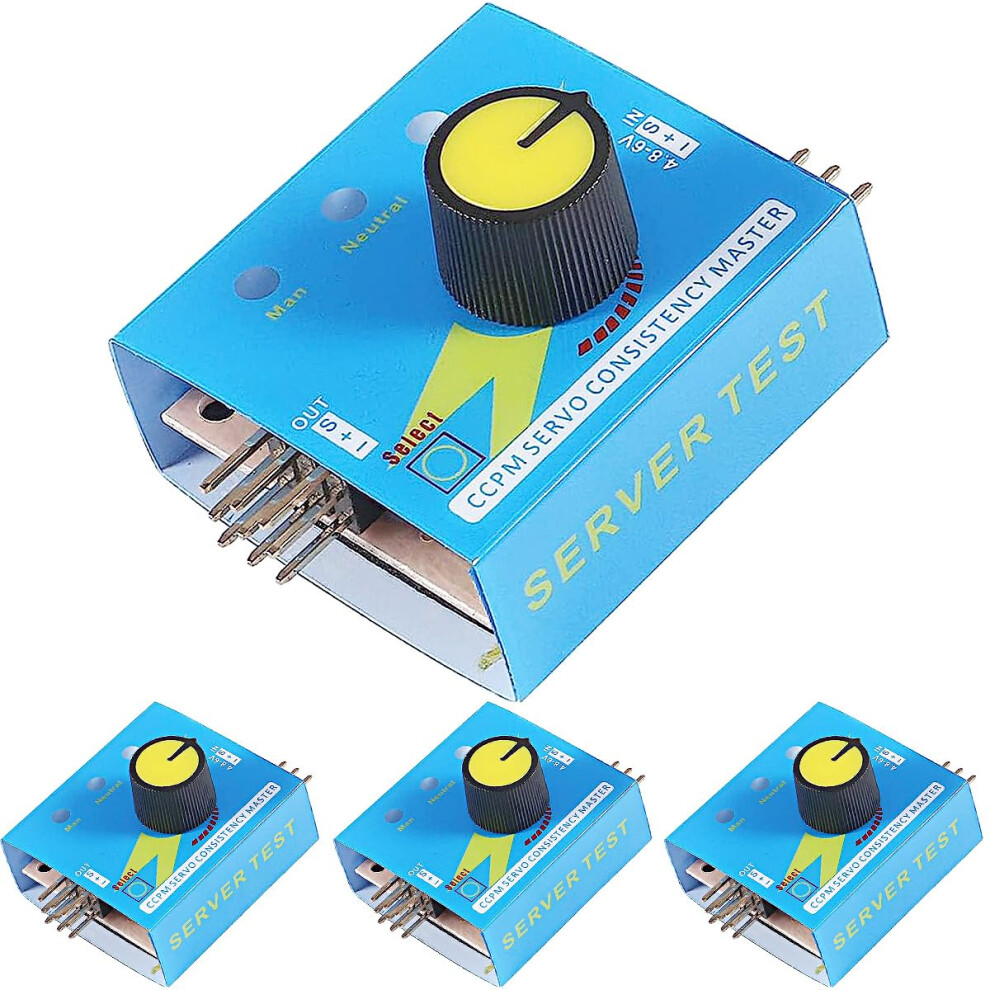 Set Of 4 Rc Servo Tester 3Ch Digital Multi Ecs With Reverse Polarity Protection 9094768859551