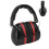 Cache-oreilles pliables anti-bruit 12,3 oz Noir/Rouge 8
