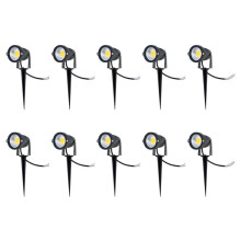 10X IP65 Outdoor Landscape LED Lawn Light Garden Spotlight 5W 12V AC