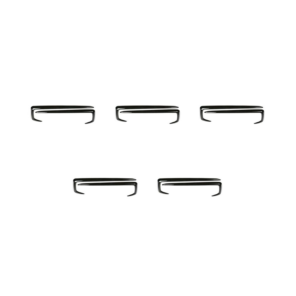 10Pcs Gloss Exterior Front Fog Lamp Cover Trim Fit For 2019-2020 Black/Light 6033684988337