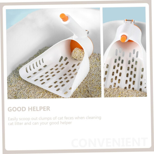 Large Cat Litter Scoop with Ergonomic Handle for Fast Waste Filtering and Easy Cleaning 2