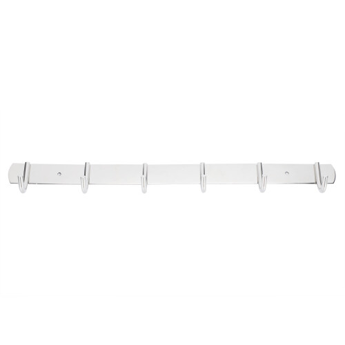 Solid Construction Coat Rack, Versatile and Decorative Wall-Mounted 6-Hook Hanger for Bathrooms, Kitchens, Laundry Rooms 2