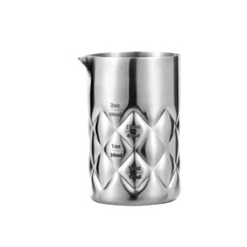 Cocktail Shaker Set Rustproof Stainless Steel Bartender Kit with 60ml Jigger and Pour Spout Silver