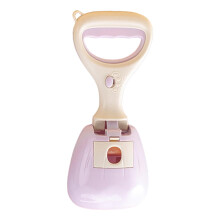 Pet waste scoop, portable dog poop grabber, trash picker, cat litter picker with ergonomic handle, builtin storage bag for outdoor use, purple
