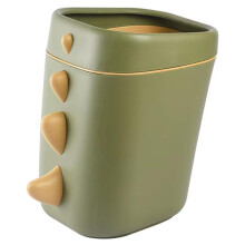 Kids Trash Can with Wide Mouth Opening, Cute Dinosaur Design for Bedroom, Bathroom, Kitchen