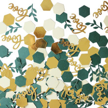 Pak van 100 gerecyclede papieren bladconfettidecoraties,-Liefde