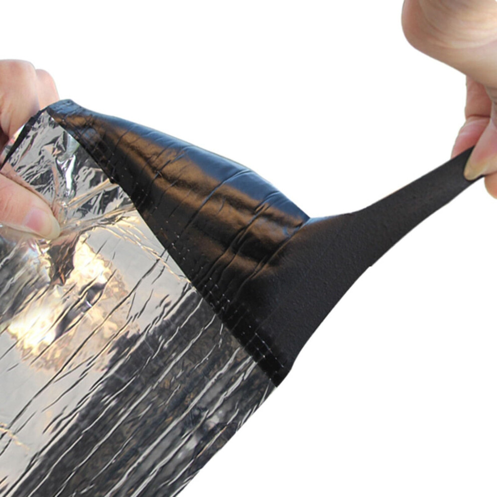 Selfadhesive Asphalt Tape Size 100X400 Cm Aluminum Foil Bitumen Waterproof Roof Tape Leaks Cracks Gutters 9187378868669