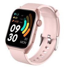 Health & Fitness Smartwatch IP68 Waterproof HD Display iOS Android Compatible SOS 100+ Sports Modes Pink
