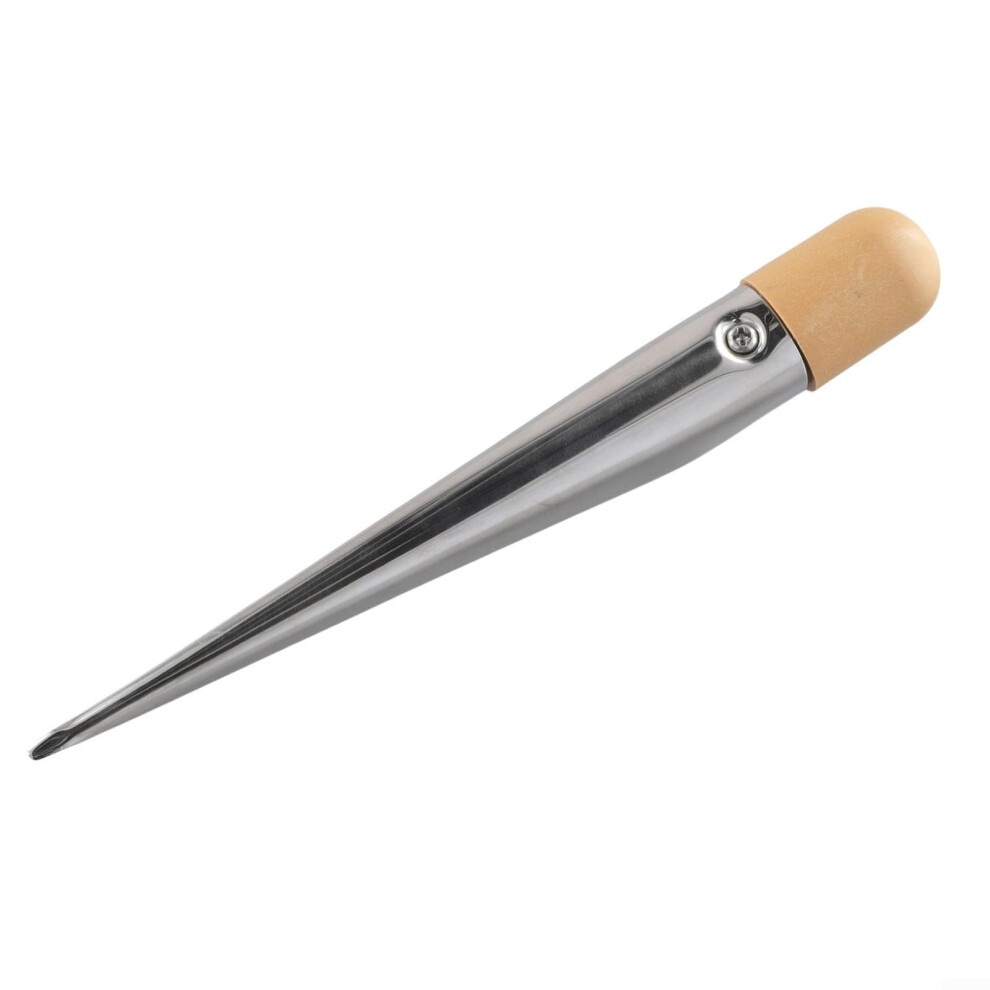 304 Stainless Steel Rope Splicing Spike 178Mm Tapered Marine Tool With Ergonomic Wooden Handle 9382693461018
