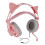 Ακουστικά Cat Ear με φωτισμό RGB Virtual7.1Surround Sound με μικρόφωνο ακύρωσης θορύβου 1