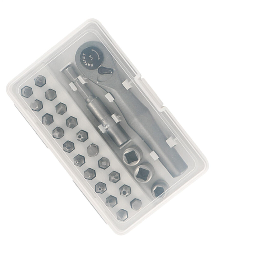 Ratchet Screwdriver And Socket Wrench Set, Industrial Grade, Rustproof, Ergonomic Grip For Woodwork 9094768860809