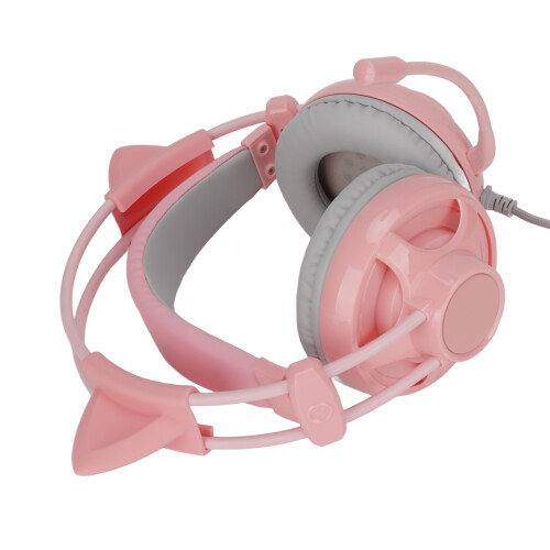 Ακουστικά Cat Ear με φωτισμό RGB Virtual7.1Surround Sound με μικρόφωνο ακύρωσης θορύβου 1