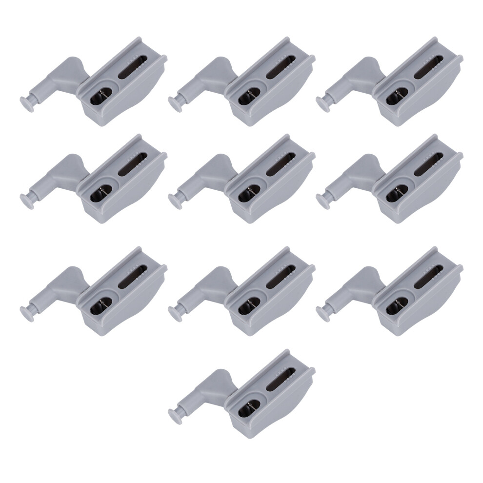 10Set White Led Sensor Cabinet Lights, 7X2x2.6cm, 12V Batteries 7631379416531