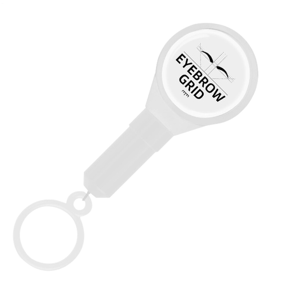 White Eyebrow Stencil, Threading Kit Longlasting Brow Template For Women,