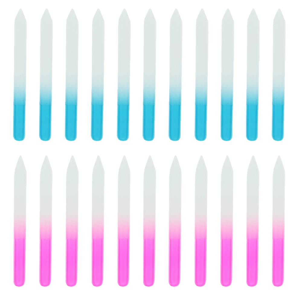 Crystal Nail Files, Glass Nail File For Salon And At-Home Use, Durable Tempered Glass Professional Foot Nail Care, Hygienic Non-Porous Surface, Com