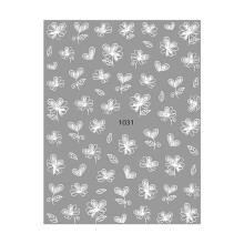 Calcomanías autoadhesivas para decoración de uñas, pegatinas de flores en relieve 3D para suministros de uñas acrílicas, decoración floral para
