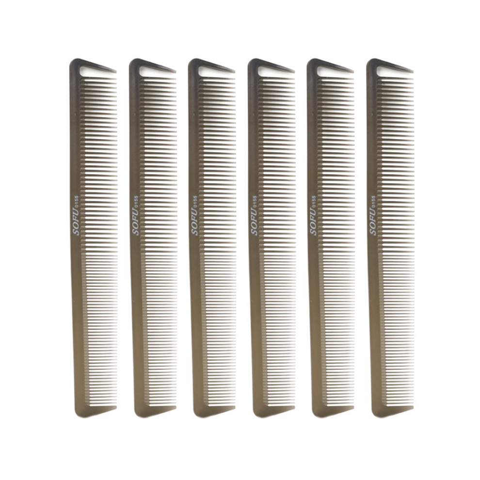 Stylist's Choice: Heat-resistant And Anti-static Hair Combs, Fine Cutting Comb, Lightweight And Durable, For All Hair Types, Portable Design (Silver)