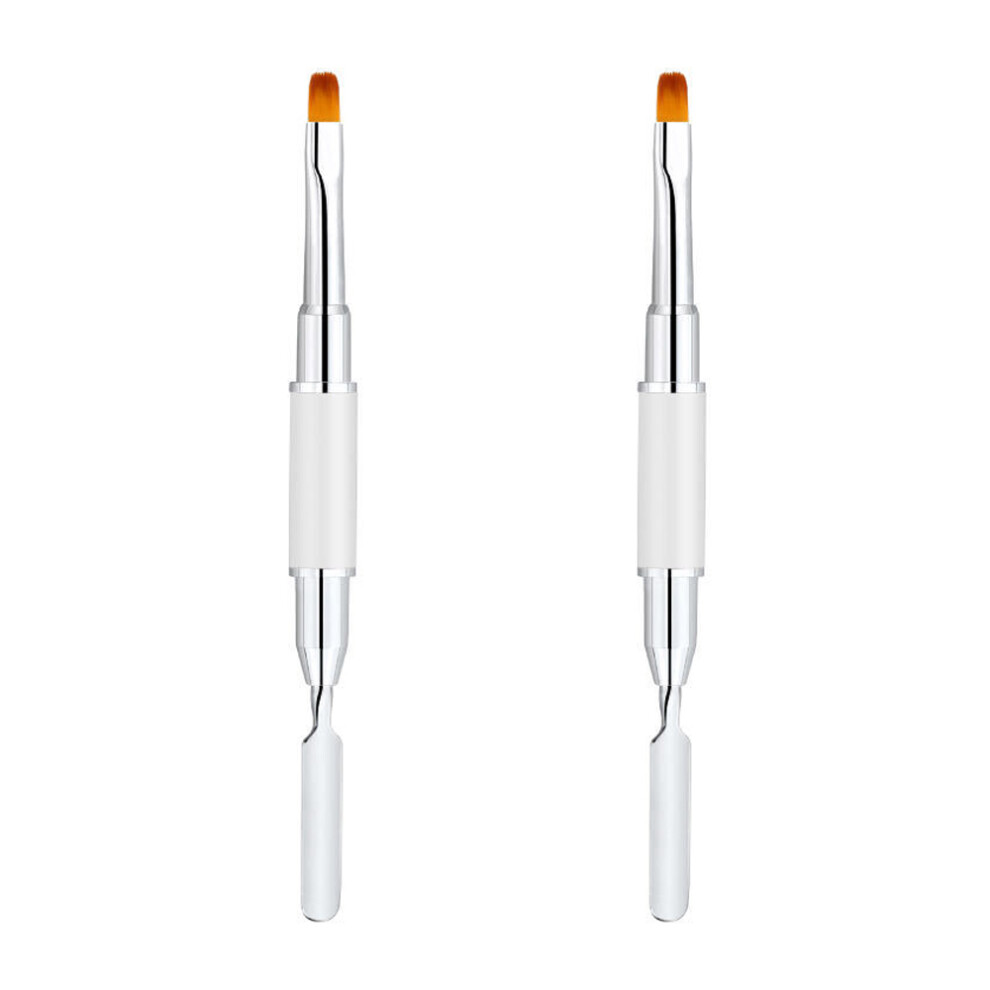 Polygel Artistry, Dual-Ended Gel Brush & Picker, Elevate Your Nail Game With High-Quality Tools, Perfect For Home Salons And Travel For Nightclubs