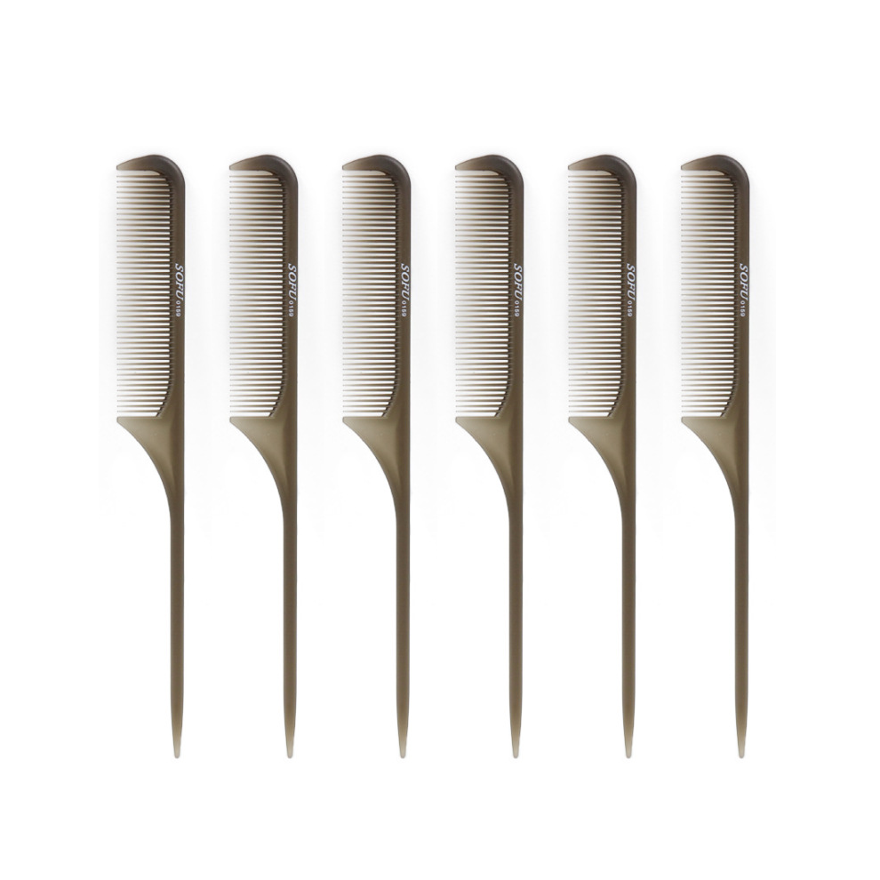 Stylist's Choice: Heat-resistant And Anti-static Hair Combs, Fine Cutting Comb, Lightweight And Durable, For All Hair Types, Portable Design (Silver)